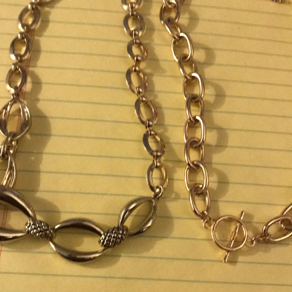 Gold plate 2in 1 choker